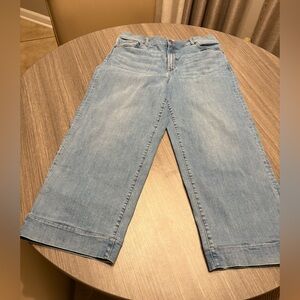 LOFT Light Blue Flare & Wide Leg Jeans